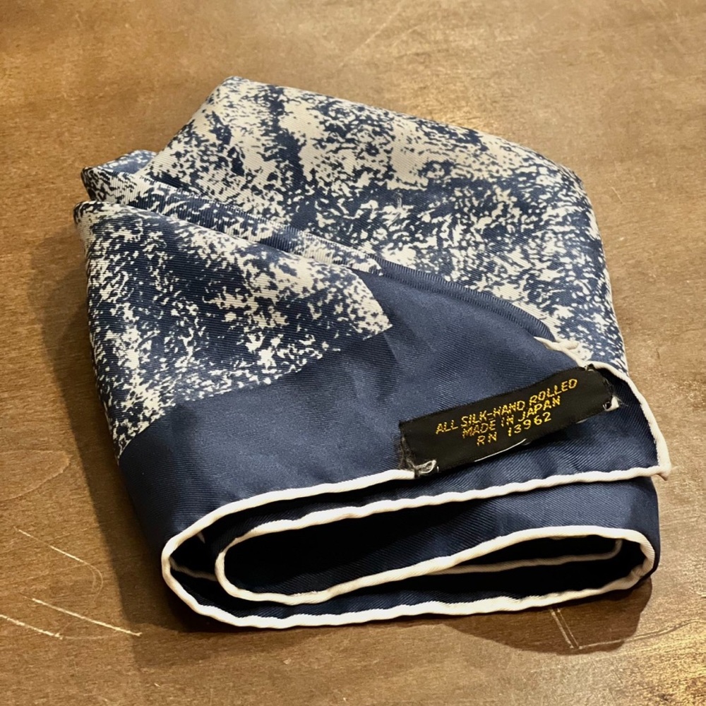 Handrolled Silk Scarf (Japan)
